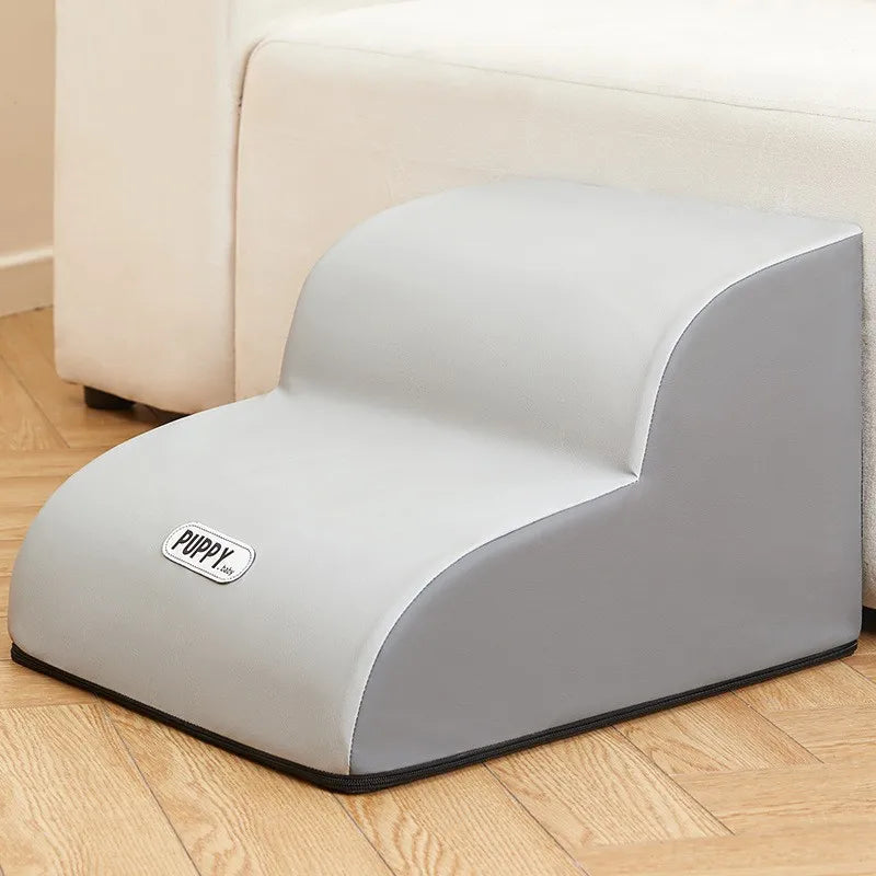 Memory Foam Dog Sofa Stairs Pet 2/3 Steps Stairs for Small Dog Cat Ramp Ladder Anti-slip Puppy Stairs Ramps Dog Supplies
