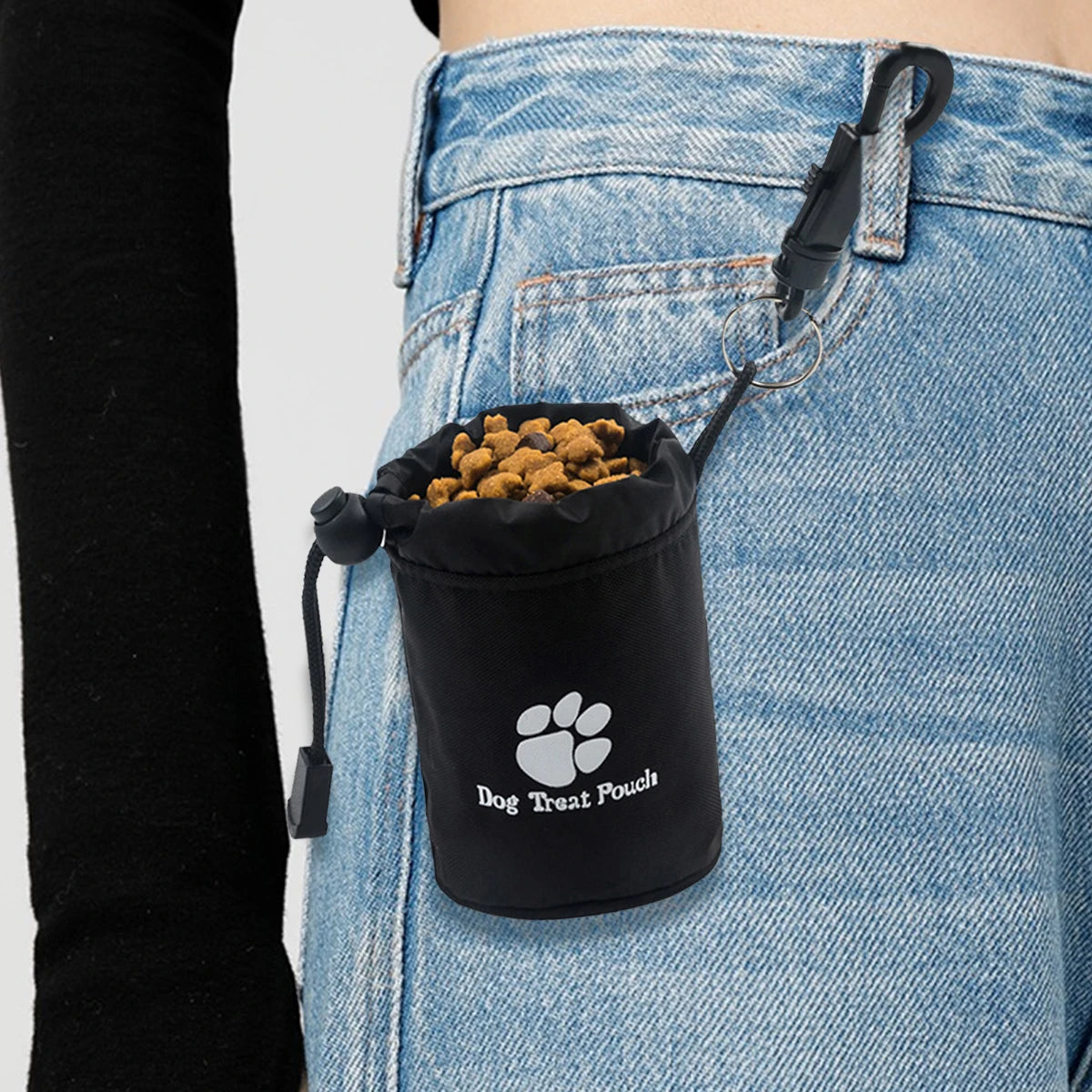 Fashionable Dog Treat Pouch Waterproof Oxford & Nylon Custom Weight Outdoor Training Bag with Sustainable & Stocked Features